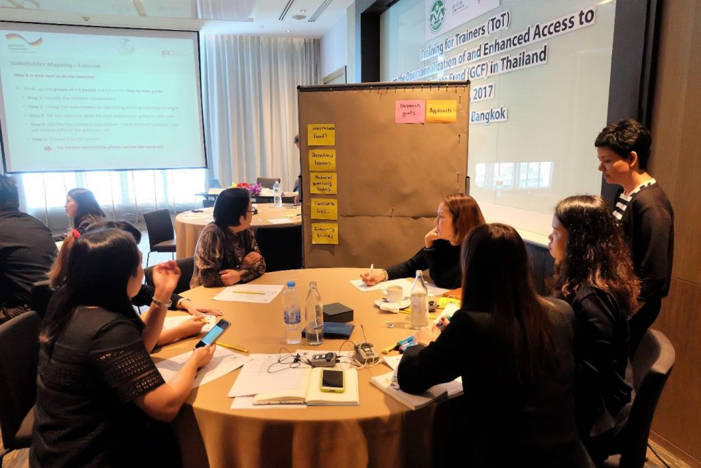 Training for Trainers (ToT) on the Green Climate Fund (GCF) in Thailand