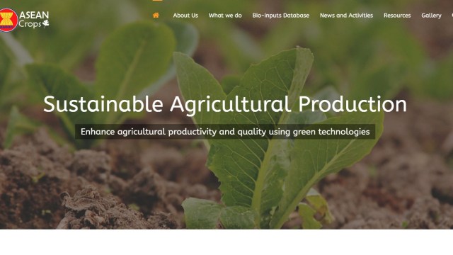 ASEAN Crops website launched at the Meeting of the ASEAN Ministers on Agriculture and Forestry