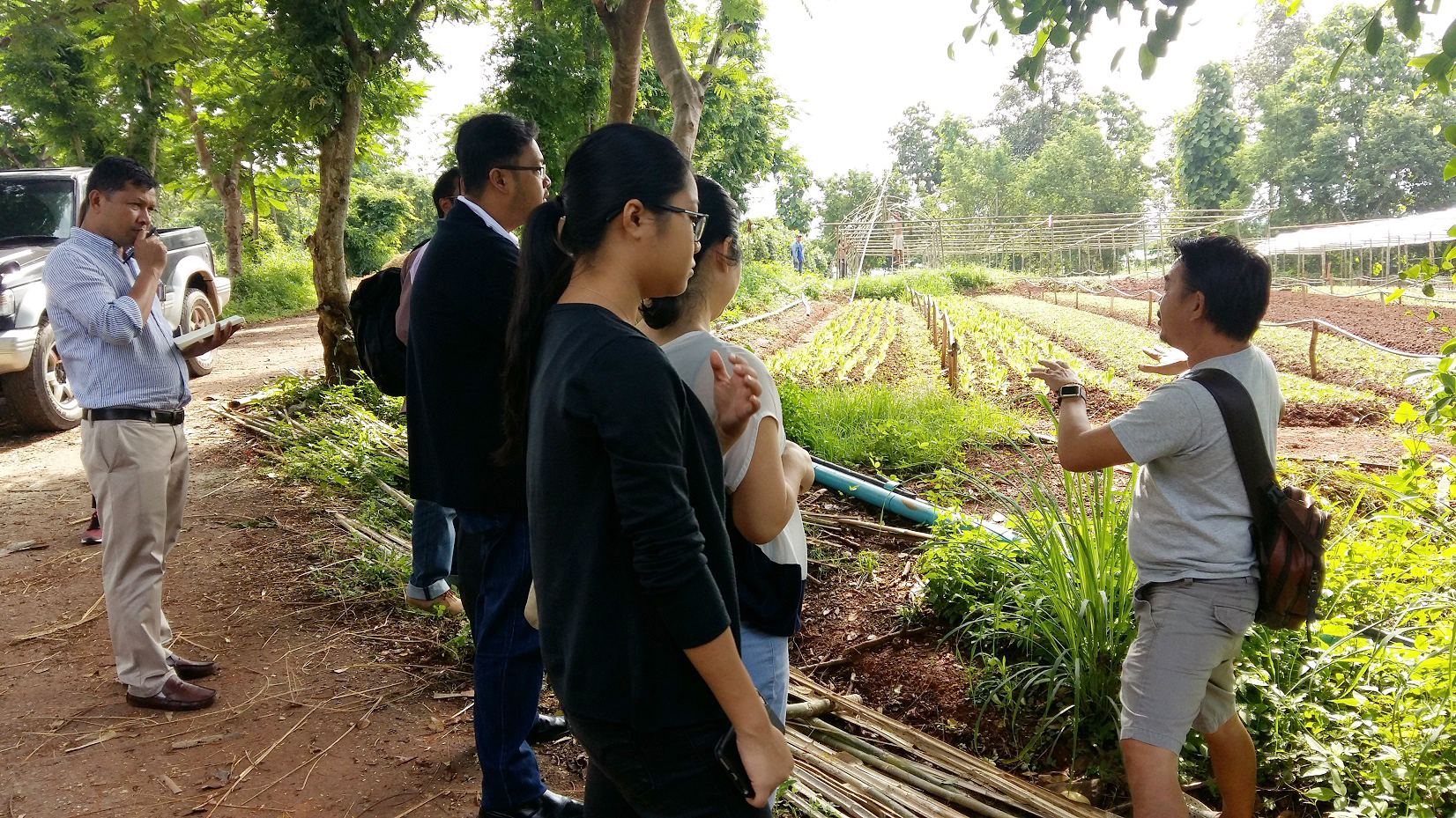 Learning about food and vegetable supply chain at a Thai Royal Project and ThaiFEX